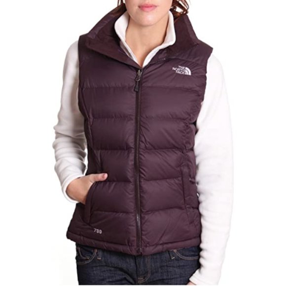 Vintage The North Face 700 Down Puffer Vest Purple Women's Size S - Picture 9 of 10